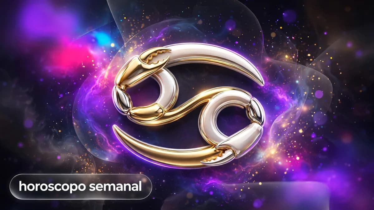 Horóscopo Semanal 10 al 16 Cáncer: Es momento de dejar de ser el soporte de todos y empezar a cuidarte tú