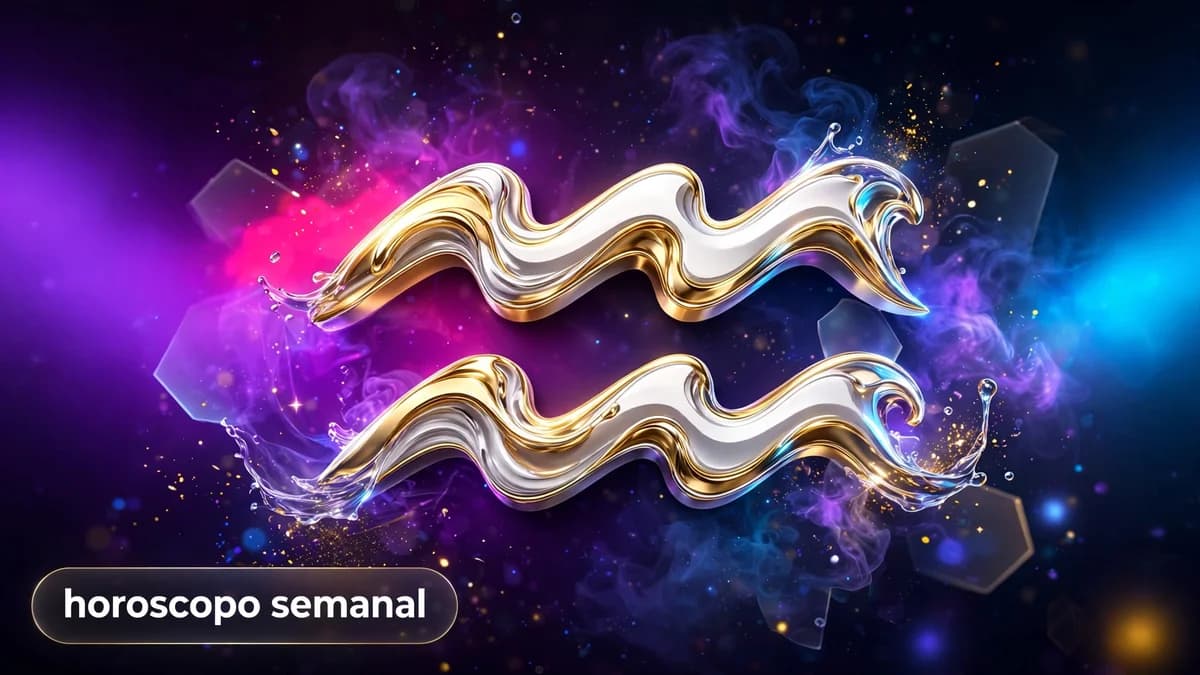 Horóscopo Semanal 10 al 16 Acuario: Deja de analizarlo todo, es momento de escuchar lo que siente tu corazón