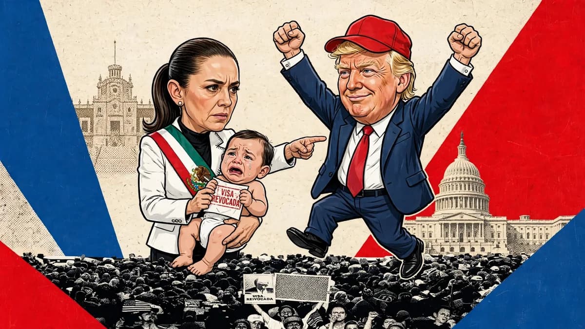Crisis Diplomática: EE. UU. Revoca Visa a Hijo de AMLO y Sheinbaum Denuncia Injerencia Política.